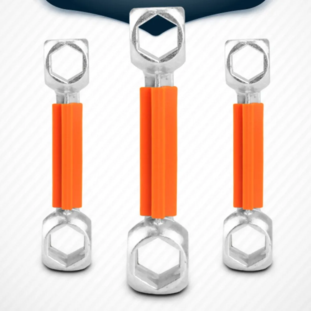 

Bike Bicycle Multi-purpose Wrench Hexagonal Bone Wrench Spanner Tool 6-15mm Alloy Versatile Tool For Cycling Enthusiasts New