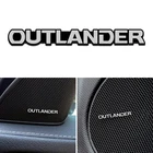 Наклейки-эмблемы для автомобильных динамиков Mitsubishi Outlander 2018, 2019, 4 шт.