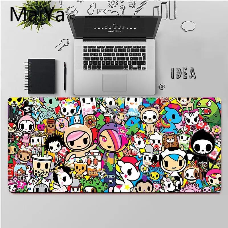 Высококачественный японский коврик для мыши Maiya Tokidoki большой компьютерный