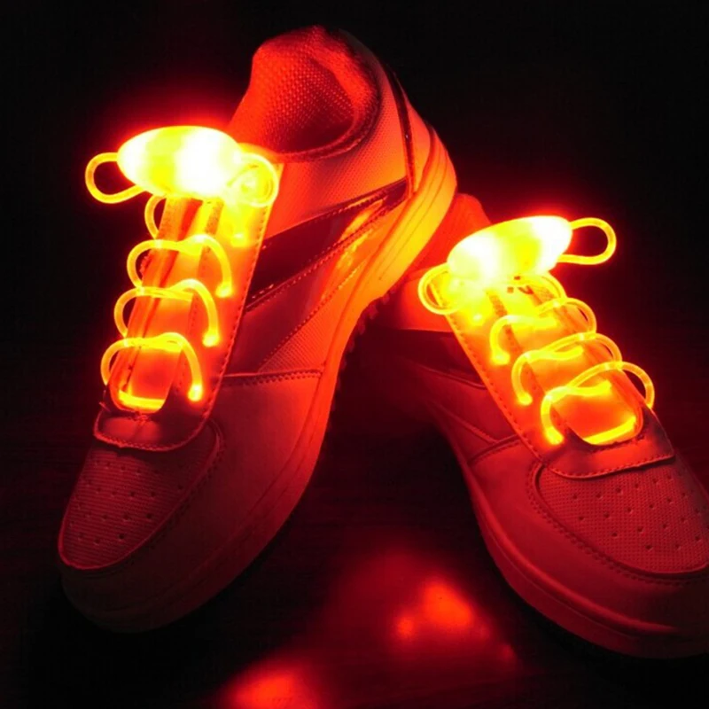 LED Sport Shoe Laces Flash Light Up Glow Stick Strap Shoelaces Party Club 2021 New Arrival Promotion
