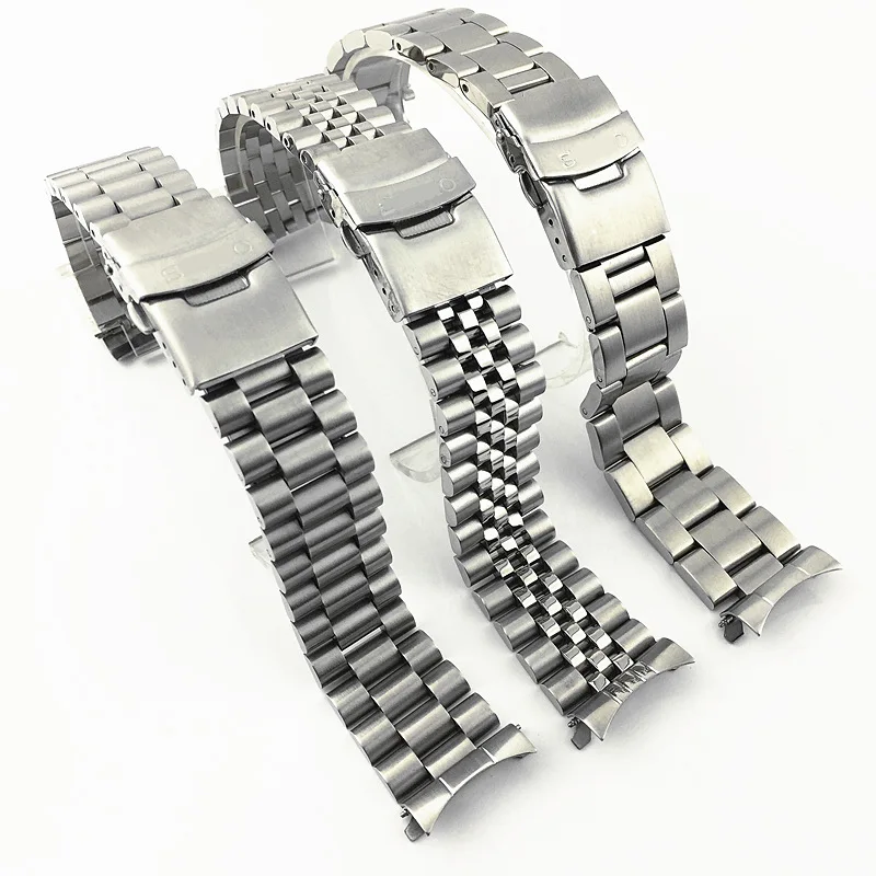 Изысканные SKX009 серии стальной ремень из нержавеющей стали ремешок для часов wu zhu diviing bovine циклическая сталь часы браслет 20 22 мм доступ