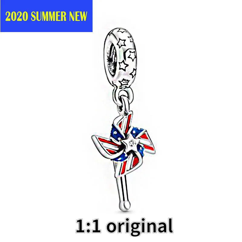 2020 новые летние серебряные бусины 925 пробы подходят к оригинальным браслетам Pandora