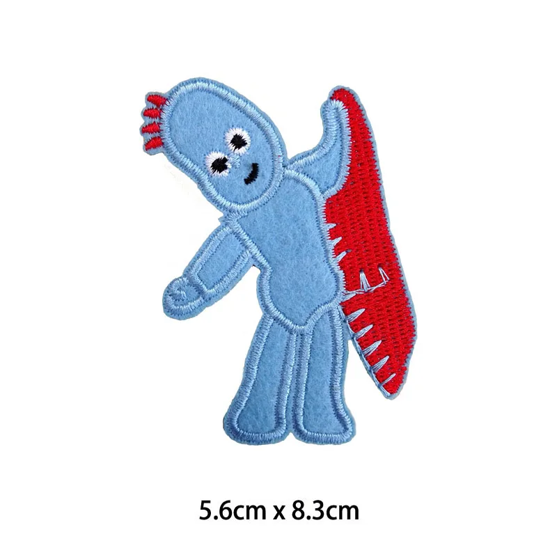 20 шт. Iggle piggle No.7 Upsy патч с вышивкой маргариткой в саду Детская куртка мультяшная