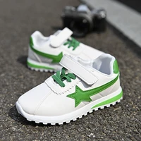 kids shoes new fashion spring summer boys girls white pu leather sprots running train tennis rubber sneakers toddler casual shoe