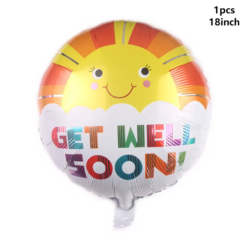 1 шт. выздороветь скоро фольгированный шар Свадебная вечеринка украшения