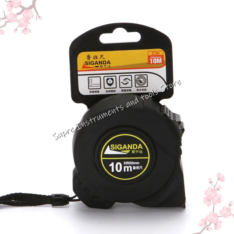 Высокая точность 10 м фэн шуй лента Линейка Лю Бан линейка shui деревянная