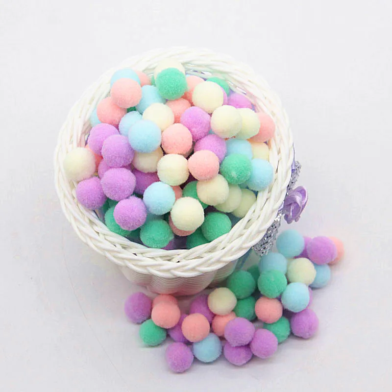 Мульти размер белый розовый синий помпоны куклы DIY одежды материал ручной работы