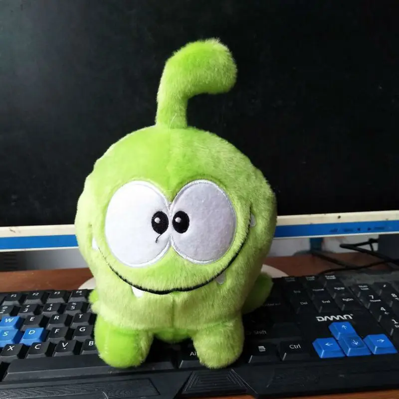 2021 kawaii 7 &quot20 см om nom cut the rope frog плюшевые игрушки мягкая резиновая фигурка из