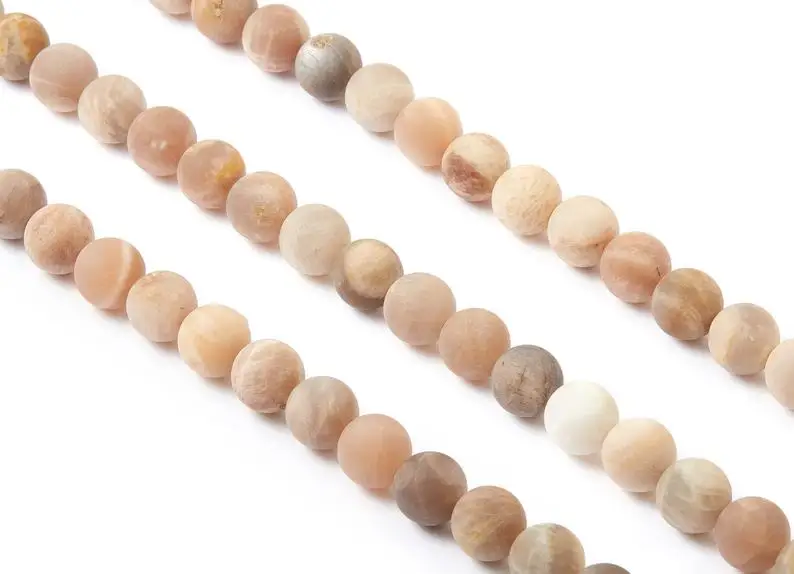 

Round Gemstone Beads - Matte Brazil Sun Stone Beads - 15.5" / 49pcs / 1 strand - 8x8mm - Gemstone Beads - NS1023B