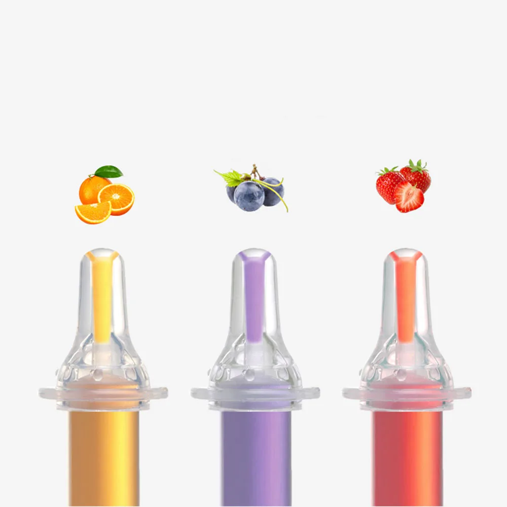 Kids Smart Syringe Feeder Transparent Squeeze Dropper Needle Utensils Tableware Eating Pacifier Baby Feeding Medicine Dispenser | Мать и
