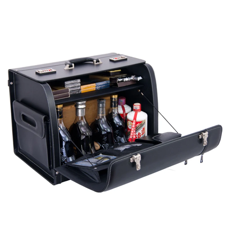 Для Jaguar F PACE TYPE XE XF роскошный кожаный ящик для хранения вещей/багажник/плечевой