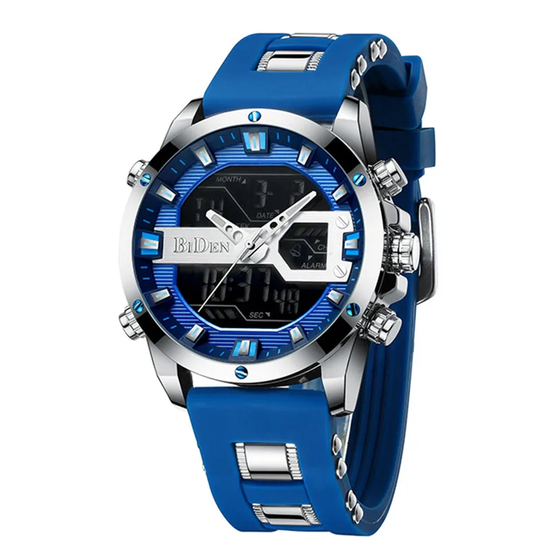

Top Brand Mens Watches Luxury Chronograph Gold Men Watch Quatz Digital Led Sport Watch Men Male Clock Man Waterproof Wristwatch