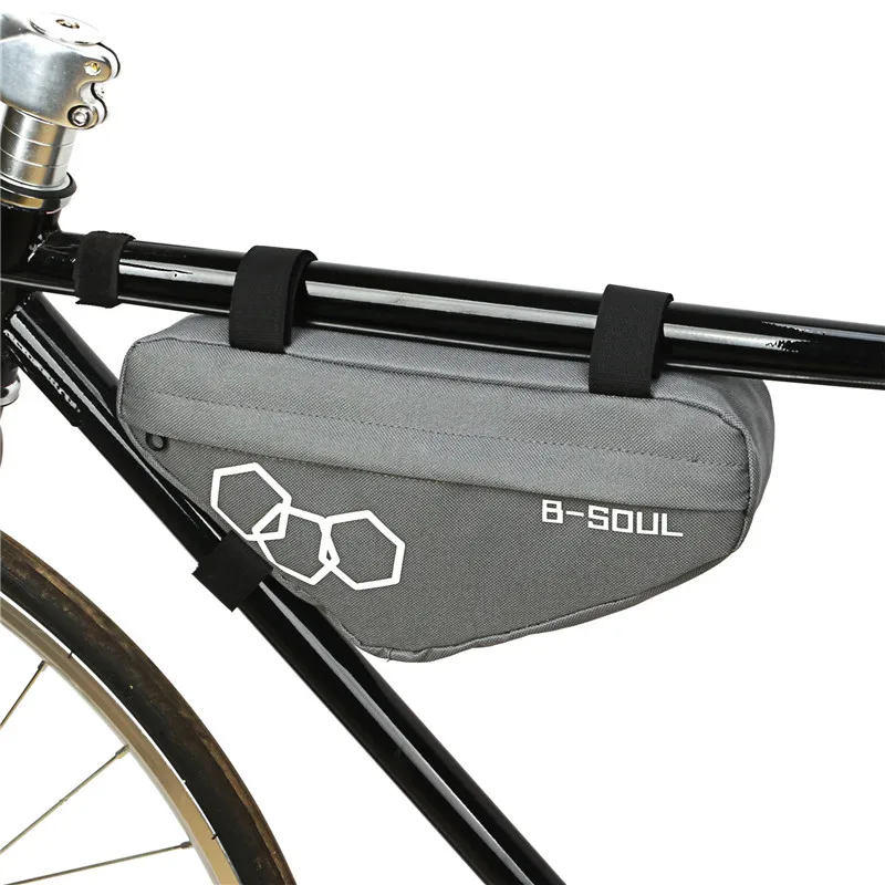 B-SOUL Portable Bike Front Frame Top Tube Triangle Saddle Bag Pouch Pannier MTB For Cycling Bicycle Accessories | Спорт и