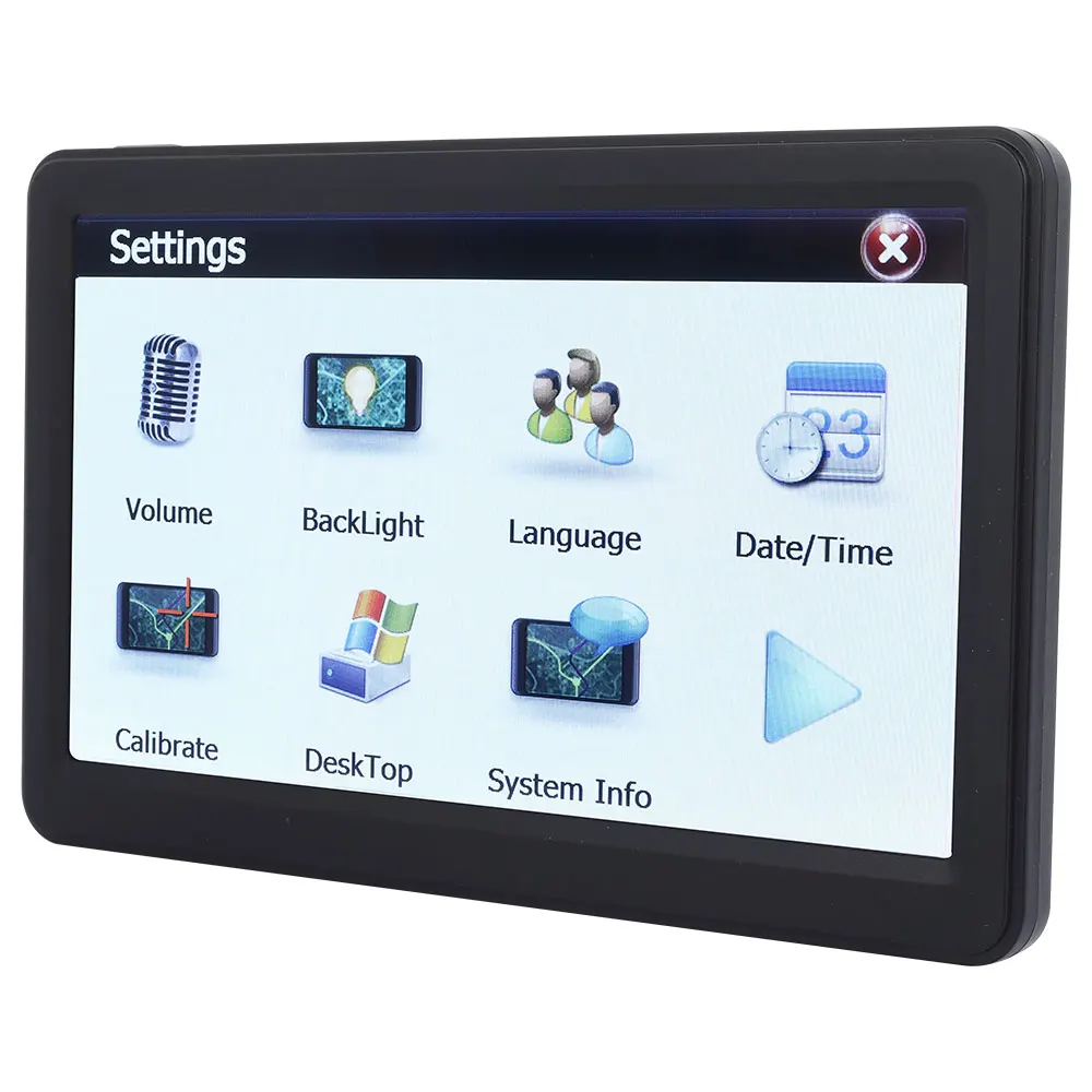 

7 inches car GPS Navigator 8G+DDR256M Touch Screen portable Vehicle GPS Navigator satellite navigation free map
