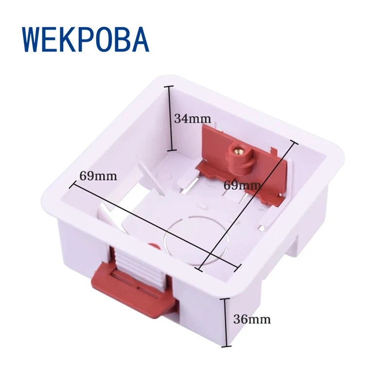 WEKPOBA 1 комплект сухой подкладки для гипсокартона/гипсокартона 46 мм/34 мм Глубина |