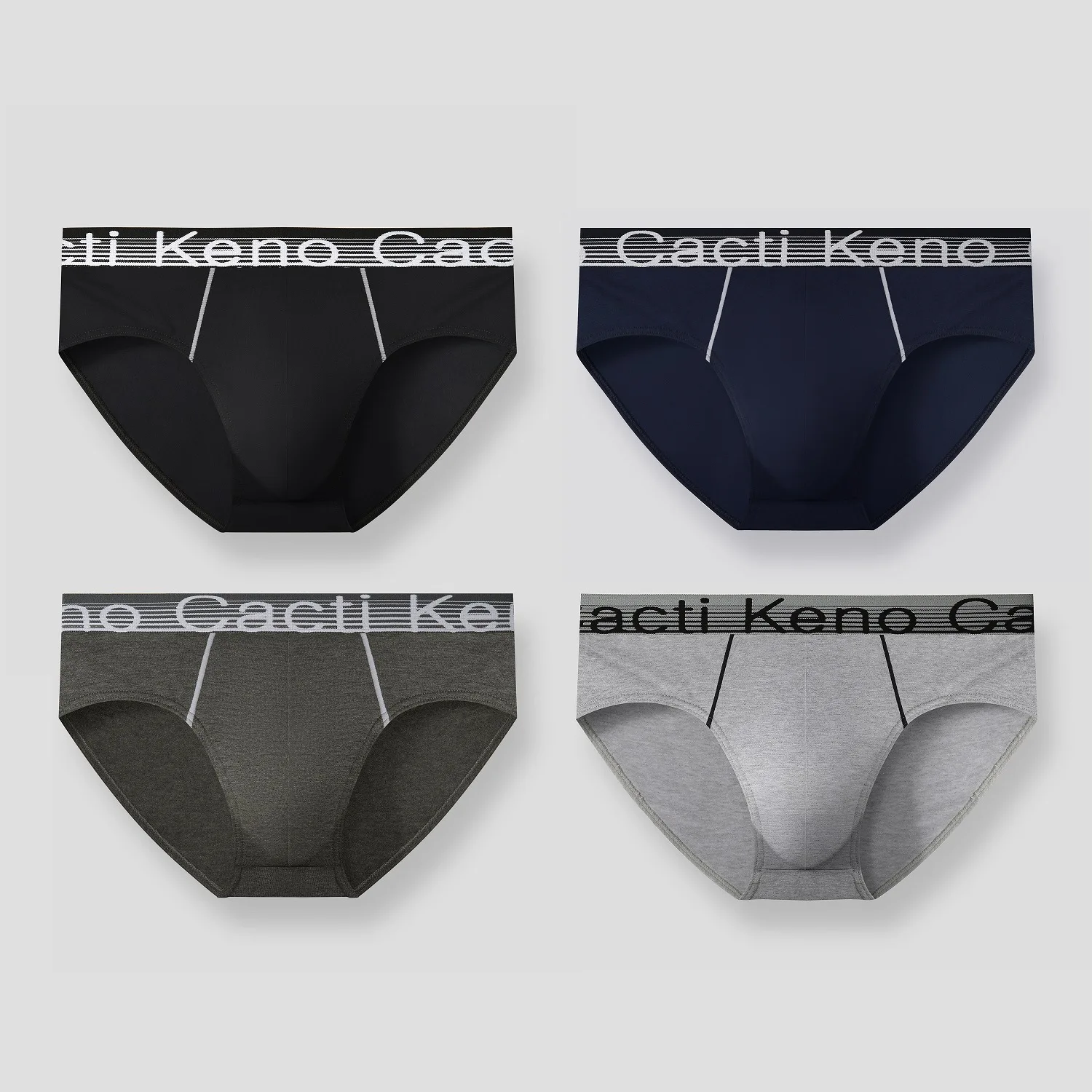 

4PC Men's Underwear, Cotton Briefs, Comfortable Breathable Bikini Underwear, Extra Large Size 5XL 0025 youpin