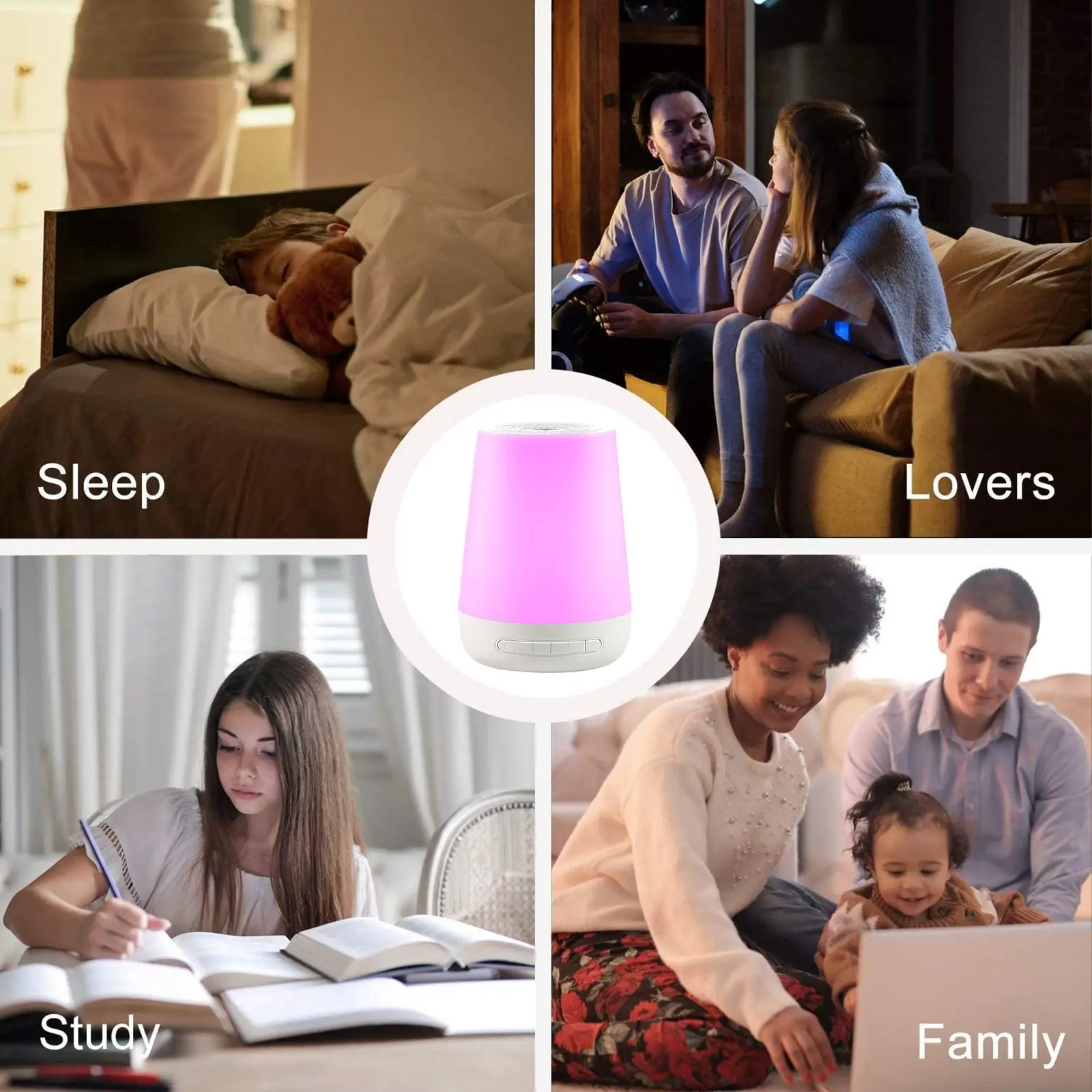 

Baby Care White Noise Machine USB Rechargeable Timed Shutdown Sleep Sound Machine For Sleeping & Relaxation Baby Adult Office