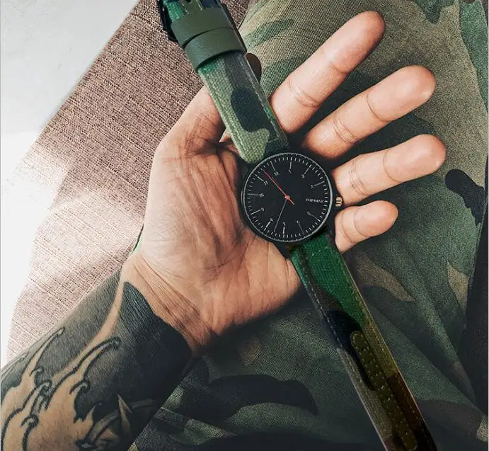 Мужские кварцевые часы из нержавеющей стали спортивные военные с календарем