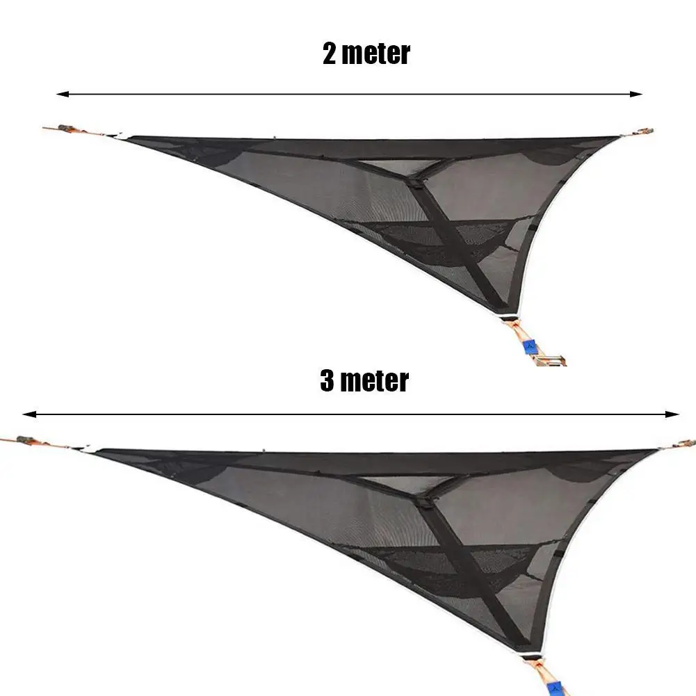 

2/3 Meter Multi Person Hammock Portable Tree Tent Hammock Multi-functional Triangle Aerial Mat Convenient Camping Sleep Hammock