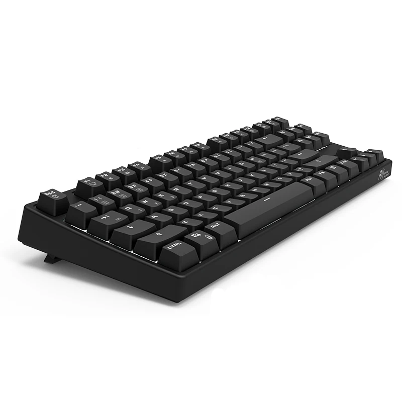 Механическая клавиатура RK987 TKL черная игровая с 87 клавишами вишневые коричневые