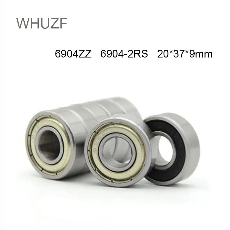 

WHUZF Free Shipping 6904-2RS 6904ZZ Bearing ABEC-1 20x37x9 mm Thin Section 6904 2RS Ball Bearings 6904RS 61904 2Z 2RZ (4PCS)