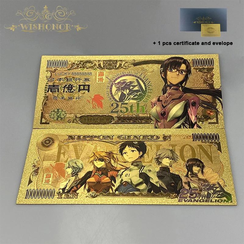 Горячая Распродажа 5 дизайнов японское аниме Евангелион пластиковая карта для