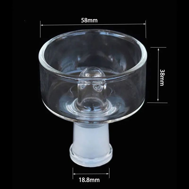 AVU1pc Female Hookah Glass Bowl One Big Hole Led Art Boss Chicha for Shisha Hookah / Chicha / Narguile Accessories