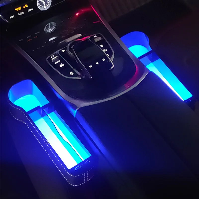 Многофункциональный бокс для хранения со светодиодсветильник кой Benz volkswagen bmw audi