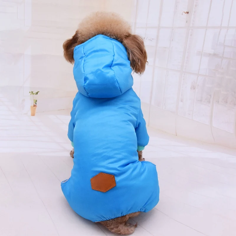 Новинка зимняя одежда для собак S-XXL мягкий флисовый комбинезон маленькая куртка