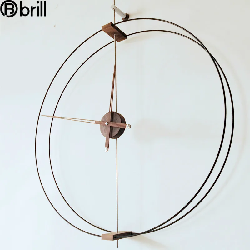 

Spain Nordic Large 3D Wall Clock Modern Metal Creative Silent Watch Art Clocks Wall Home Decor Living Room Luxury Horloge Gift 5