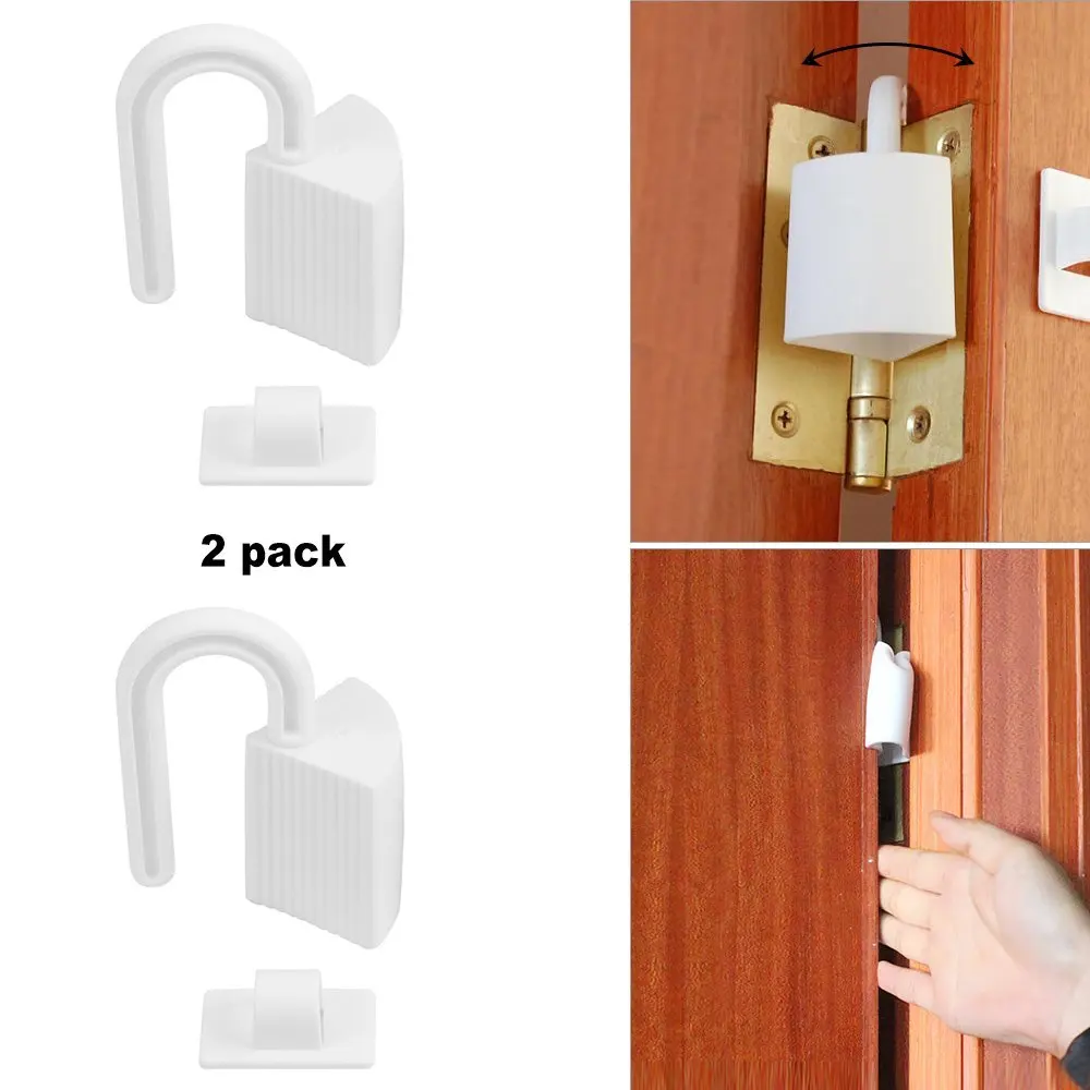 2 шт дверной фиксатор Детская безопасность замок Безопасность детей малышей Уход
