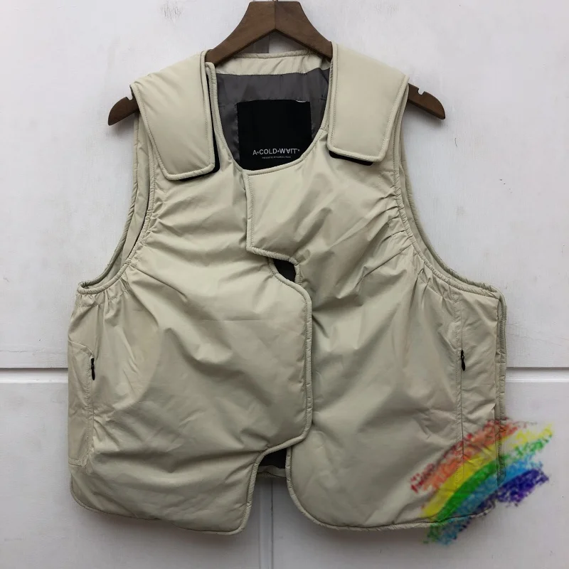 

Sleeveless A COLD WALL* PUFFER JACKET Parkas Men Women Best Quality A-COLD-WALL Vintage Coats Outerwear ACW Male Vest Clothes