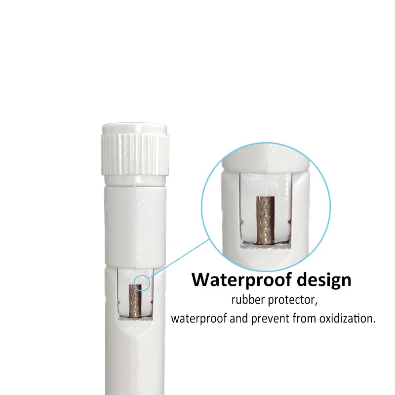 Grandwisdom 5pcs 2.4G antenna 3dbi sma male wlan wifi 2.4ghz antene pbx iot module router signal receiver antena high gain