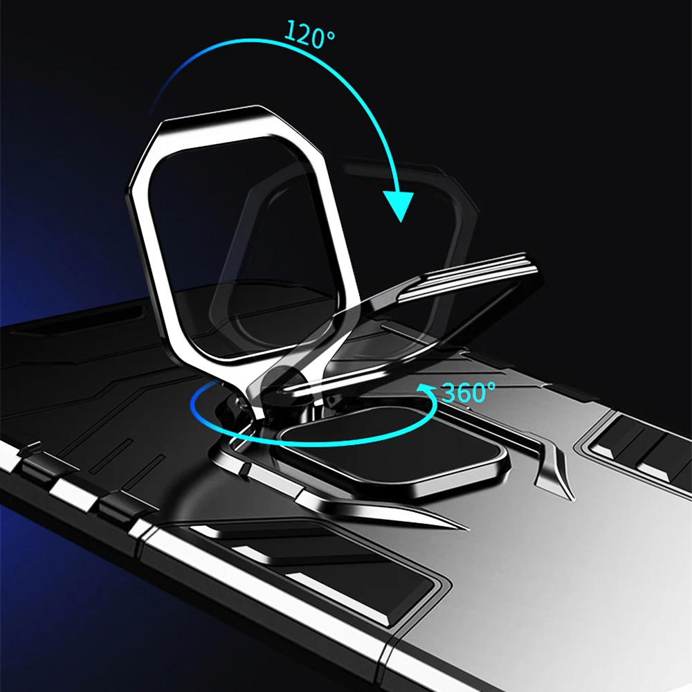 Чехол-накладка для Honor 9S с магнитом и кольцом держателем ТПУ цвета на выбор |