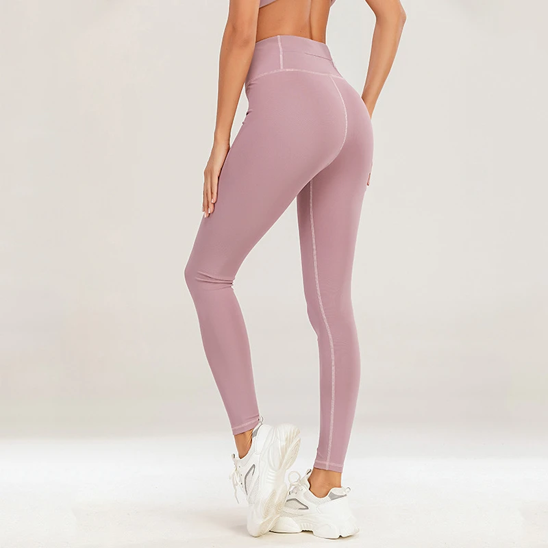 Новинка женские Леггинсы для йоги сексуальные спортивные штаны с высокой талией