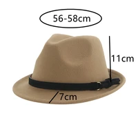 fedora womens hat hats for men jazz caps panama wide brim camel band belt outoor gentlemen felted man hats sombreros de mujer