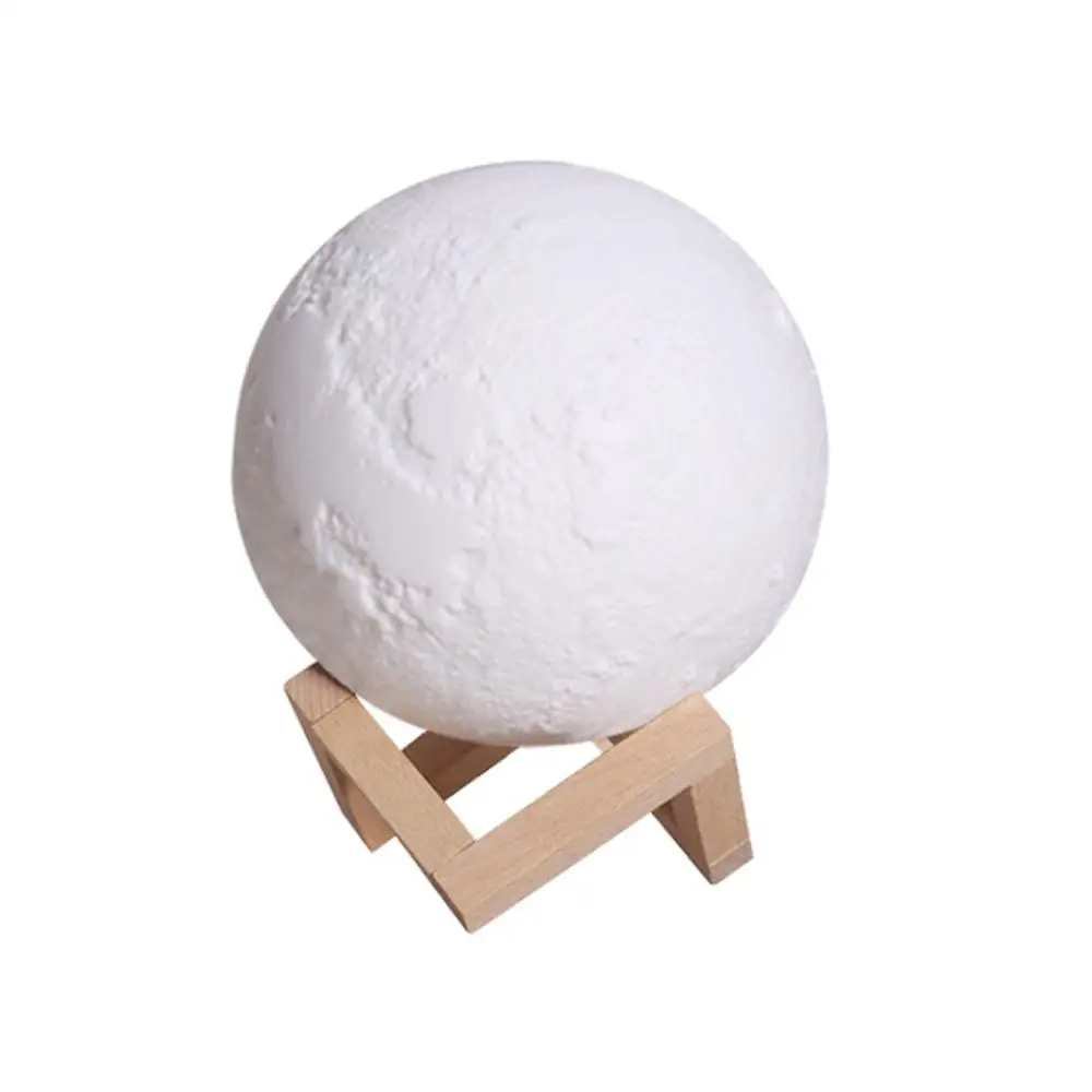 

3D Moon Lamp 2.7W Filter Humidifier High Capacity with Stands 880Ml Mist Aromatherapy Machine Bedroom Anti-Drying Touch