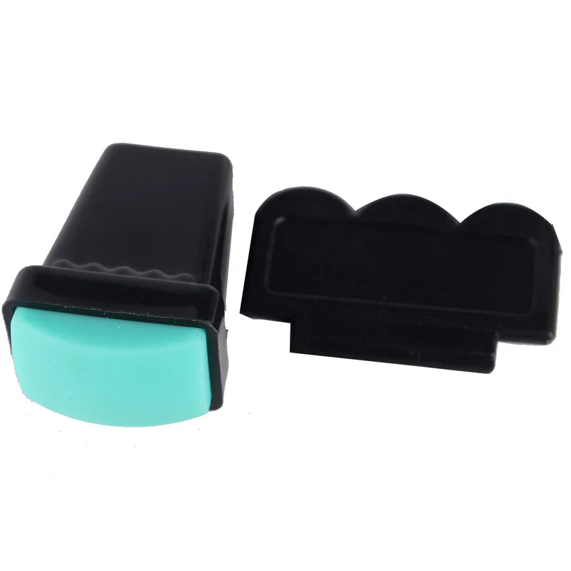 1 Набор прямоугольный скребок для стемпинга ногтей|Шаблоны дизайна ногтей| |