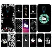 fhnblj game undertale annoying dog phone case for huawei mate 10 20 lite pro y 5 6 7 8 9 prime 2019