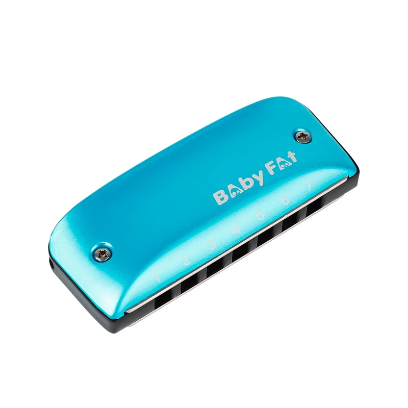 

6PCS 7 Holes Blues Harmonicas a Bb C D F G Key Blues Jazz Rock Folk with Lanyard Music Musical Instrument for Kids