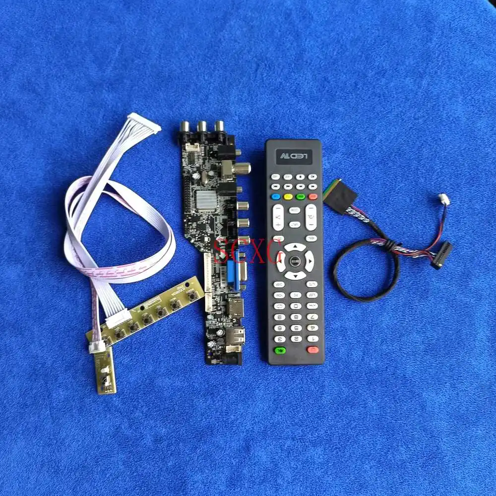 

Digital LVDS 40-Pin 1366*768 LED Display drive card For B156XTN03.2/4 B156XTN04.2/3 B156XTN05.0 HDMI-compatible DVB VGA USB Kit