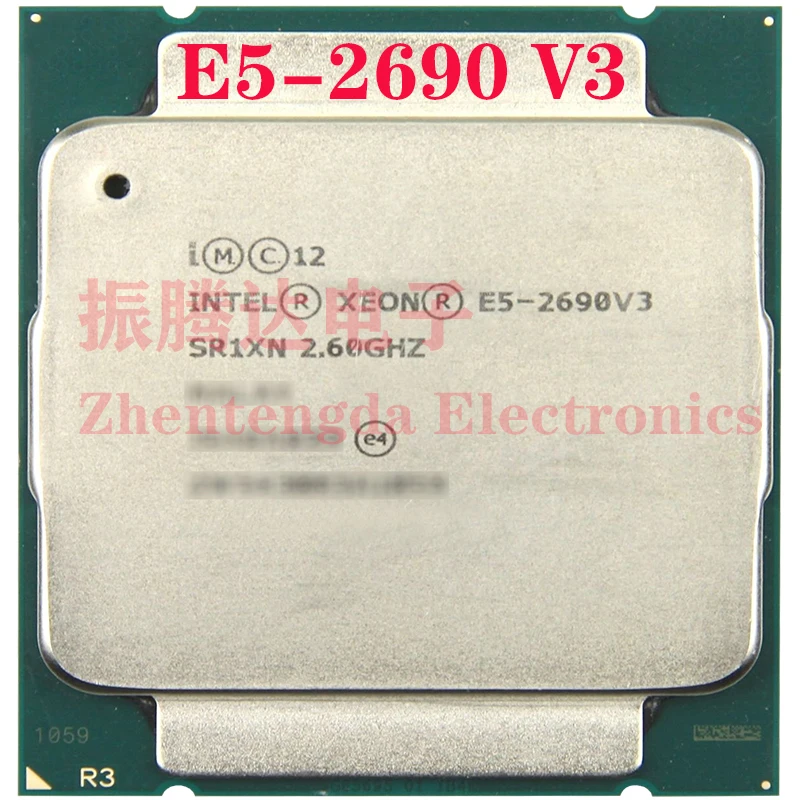 

Intel Xeon E5-2690 v3 Processor 2.6GHz 30MB 12 Cores 24 Threads LGA 2011-v3 E5-2690V3 CPU Processor