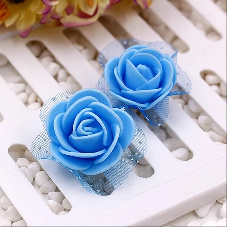 12 шт./лот Искусственные цветы из пенопласта букет для венков Сделай Сам свадебный