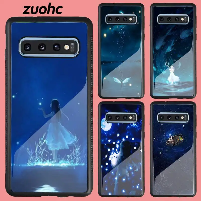 

Reach For Star Plexiglass Phone Case For Samsung Galaxy S20 Ultra S10 S9 S8 S7 Plus Edge S10 E Lite Note 8 9 10 Pro Cover