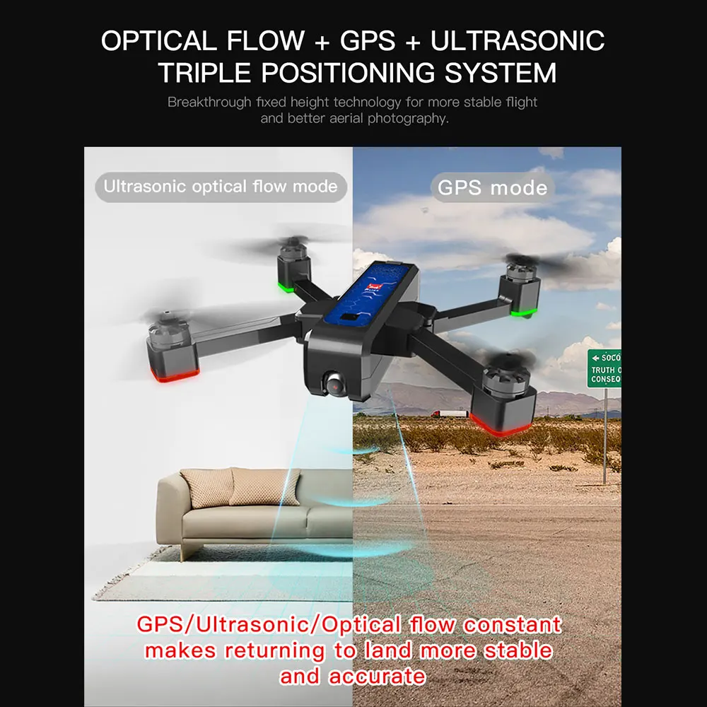MJX Bugs B4W 5G wifi FPV gps бесщеточный складной Дрон с 2K HD камерой ультразвуковой 1600 м 25