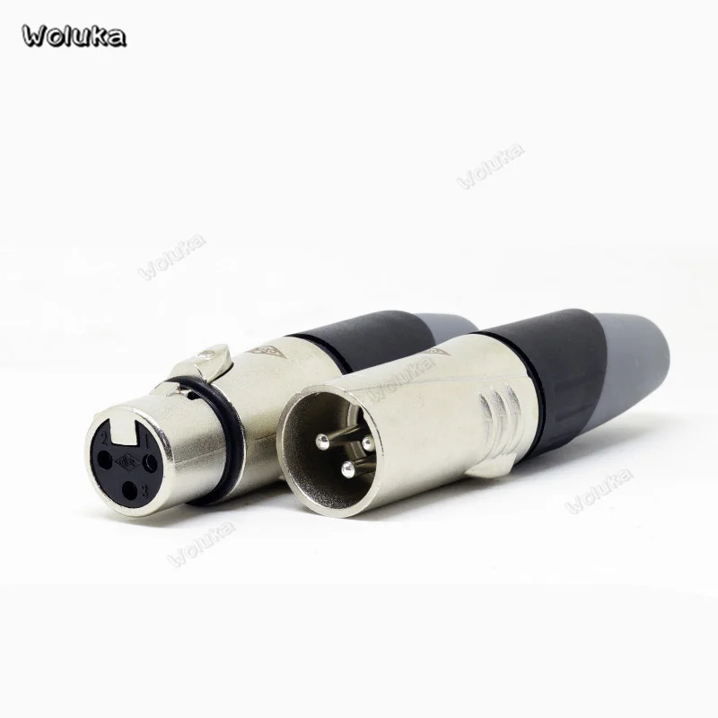 XLR штепсельная вилка 3-контактный разъем Cannon аудиоразъем для микрофона 3-ядерный