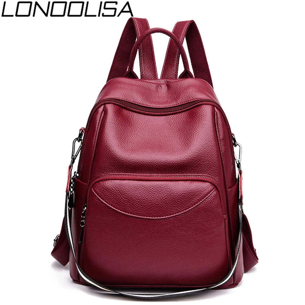 Новые женские рюкзаки 3 в 1 из мягкой кожи вместительные дорожные сумки для отдыха