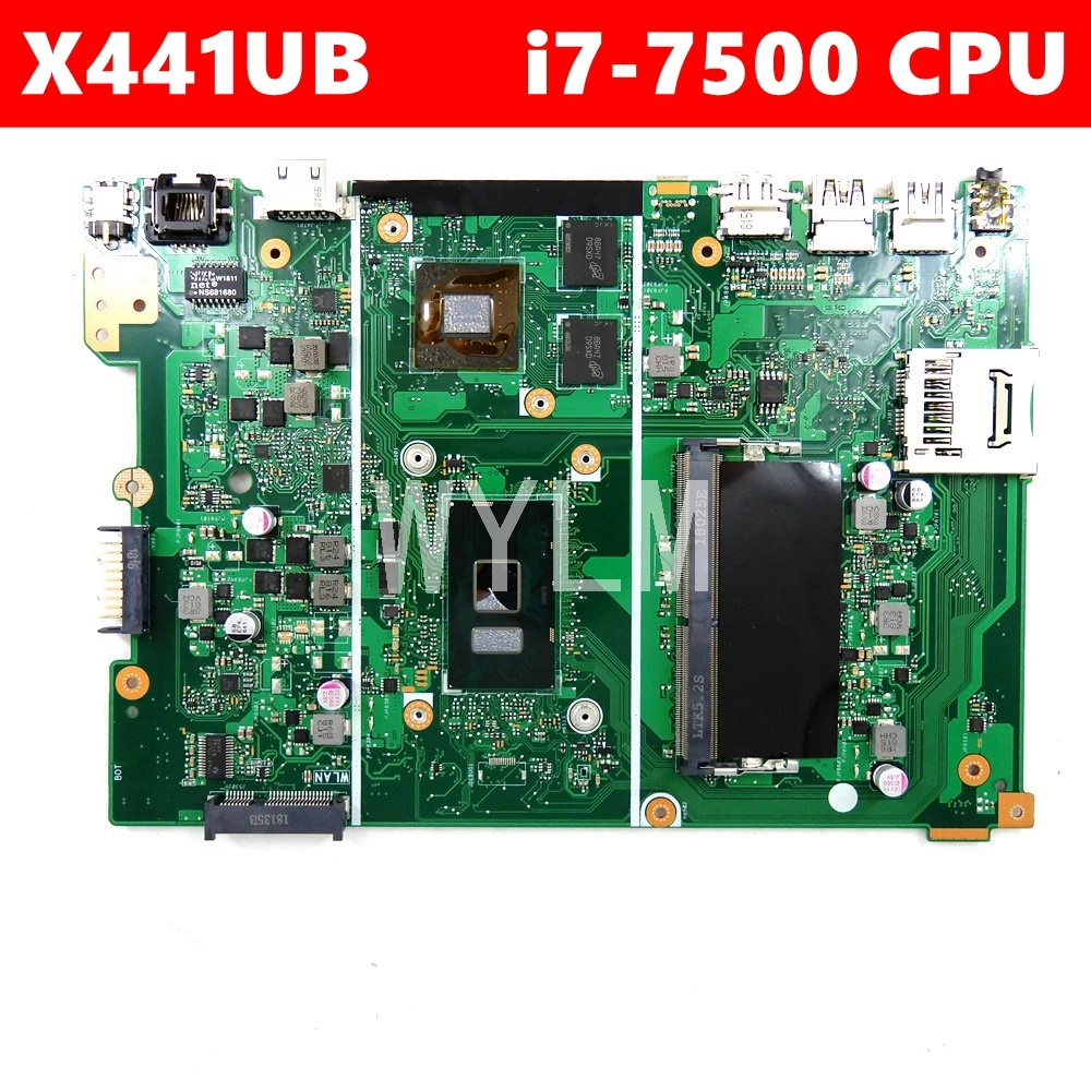 

Материнская плата X441UB i7-7500CPU 8 ГБ ОЗУ для ASUS X441U X441UB X441UV, материнская плата для ноутбука протестирована, бесплатная доставка