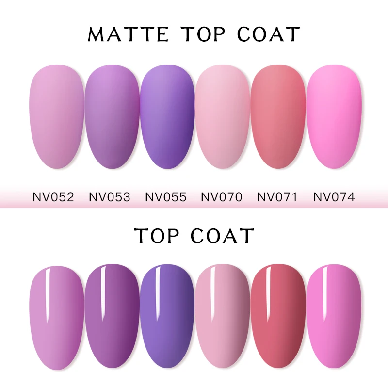 Nail Vision 5 мл матовое верхнее покрытие Цвет УФ-гель для ногтей розовая серия полуперманентный замачиваемый УФ-гель лак для ногтей