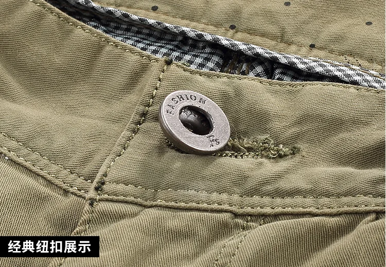 

Cargo Shorts Men Fashion Solid Color Multi-pocket Short Pants Male Fashion trend Plus Size Summer New 2020